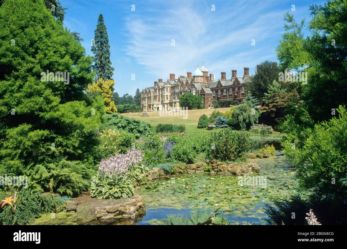 Sandringham estate: Queen Elizabeth and Prince Philip at