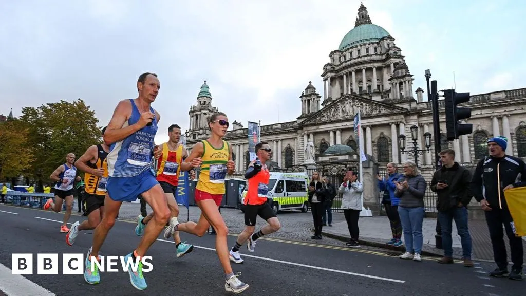 Belfast marathon route image 1