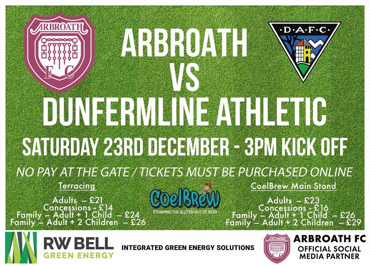 Dunfermline athletic vs arbroath f.c. standings image 1