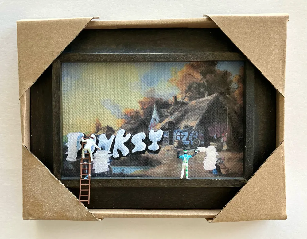 Robin Gunningham: Banksy Unveils New Sculpture in London
