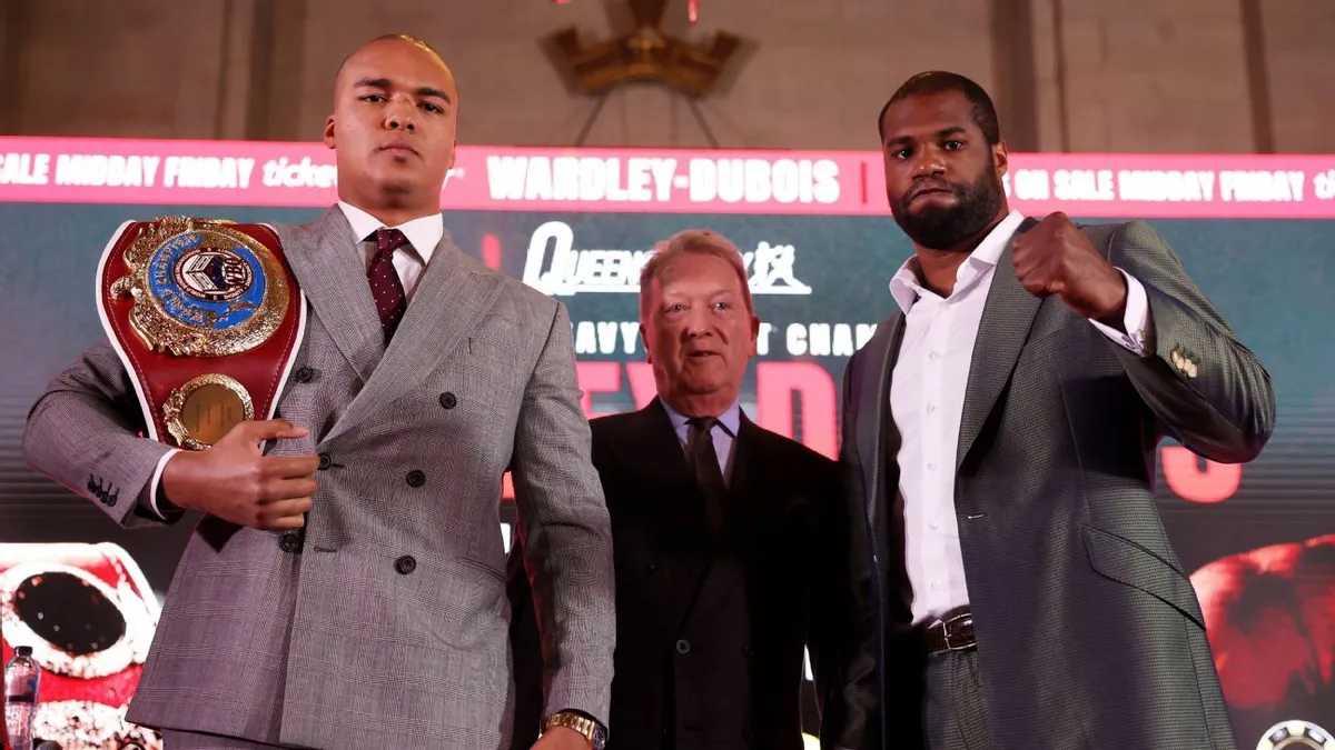 Wardley vs Dubois: Tension Escalates Ahead of WBO Heavyweight Title Fight
