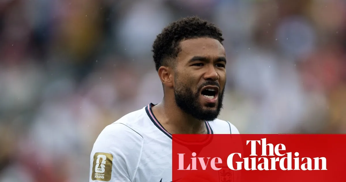 England manager defends full-back selection after Reece James injury