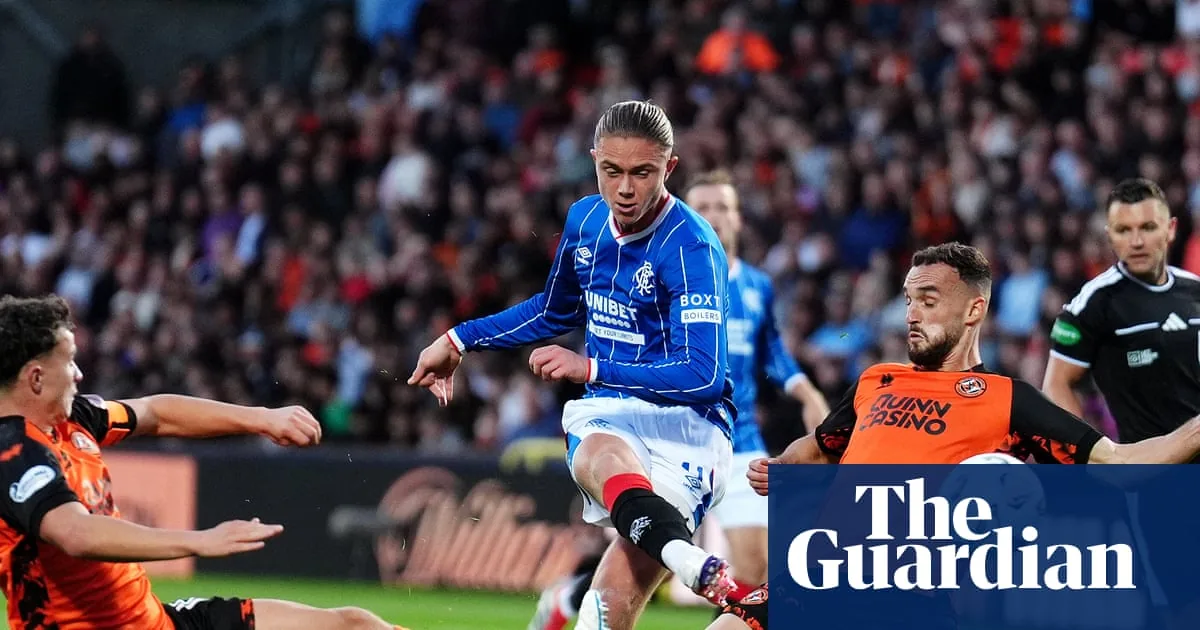 Dundee United and Rangers draw 1-1 in Scottish Premiership opener