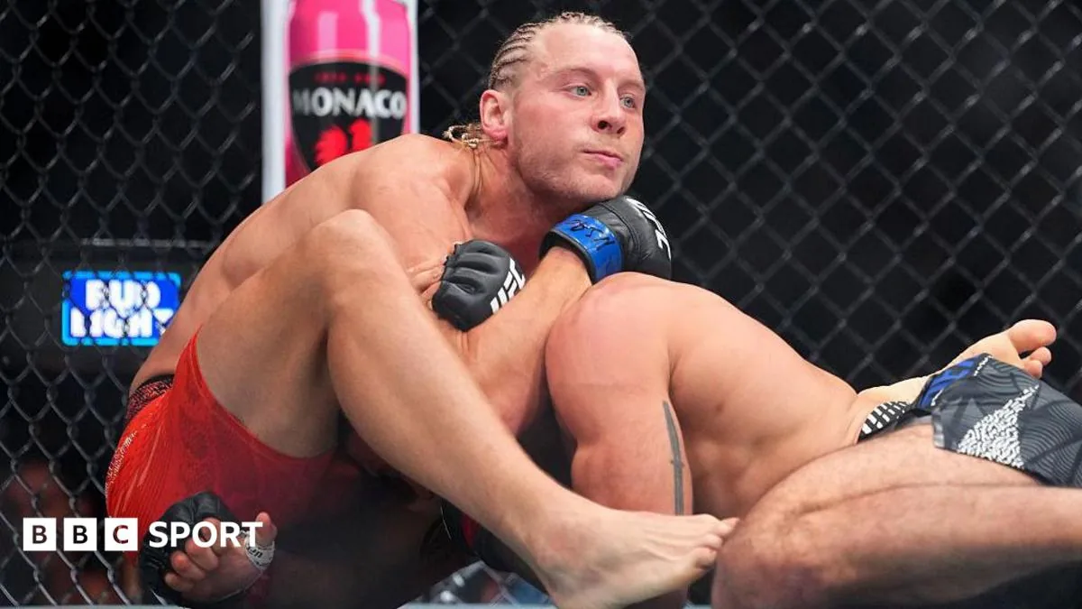 Liverpool’s Paddy Pimblett secures quick submission win at UFC 329