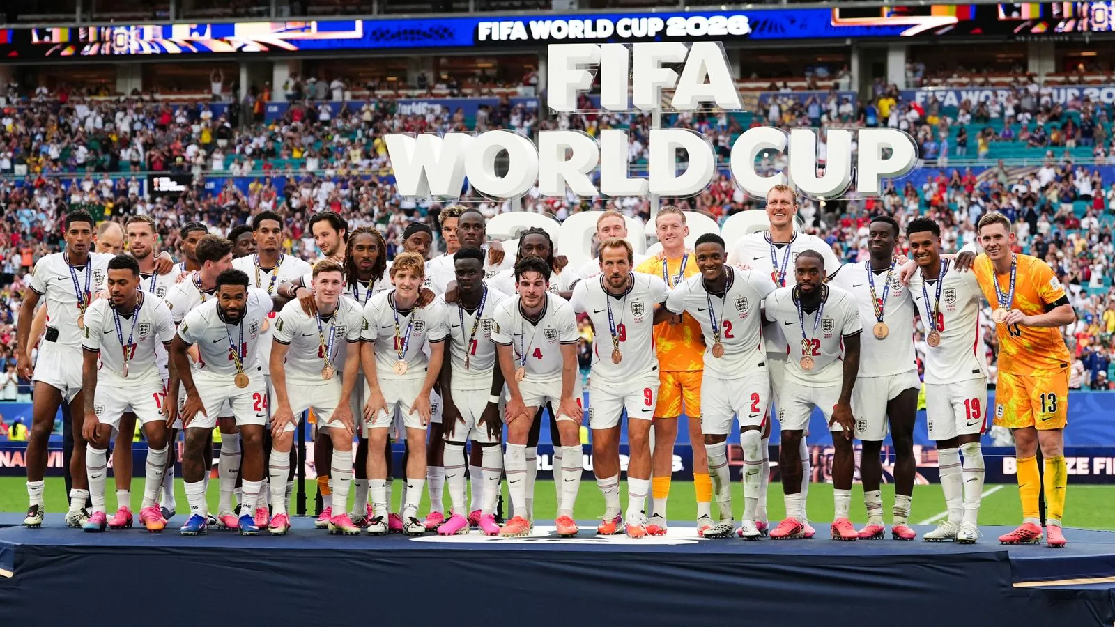 England secure third-place finish at World Cup with 6-4 victory over France