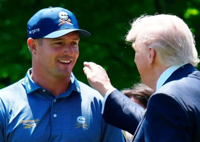 Royal Birkdale: DeChambeau accused of threatening to call Trump over Open penalty