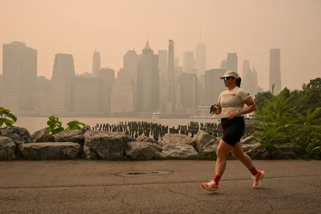 Wildfire smoke from Canada has caused hazy conditions in New York and other parts of the US