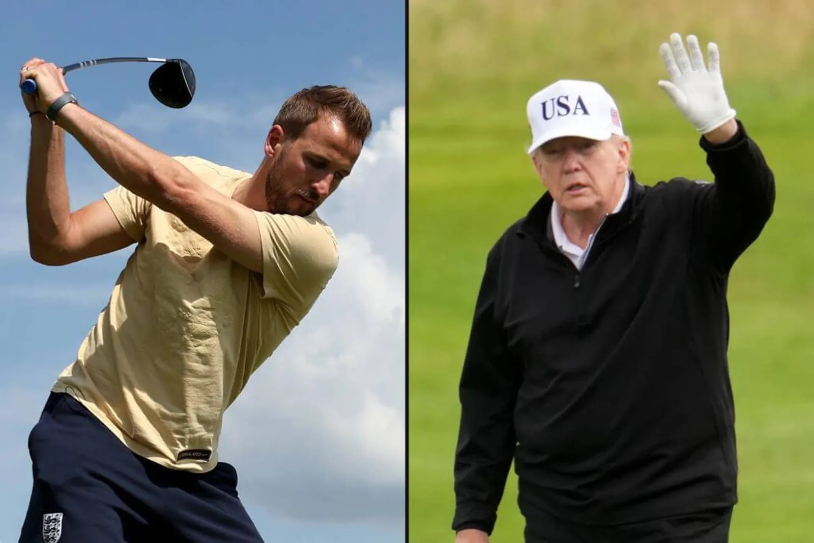 Harry Kane and Donald Trump