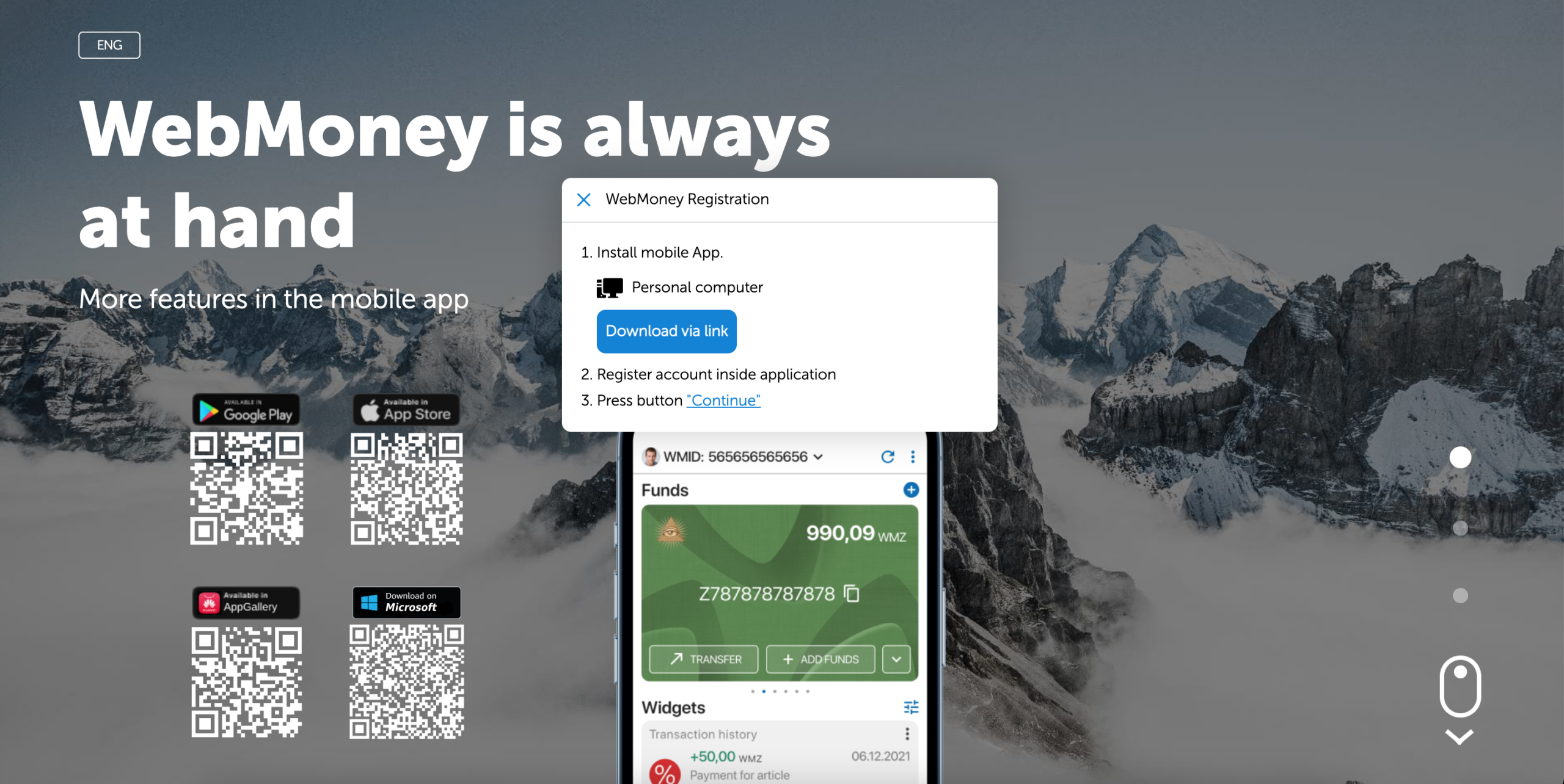 WebMoney Applications