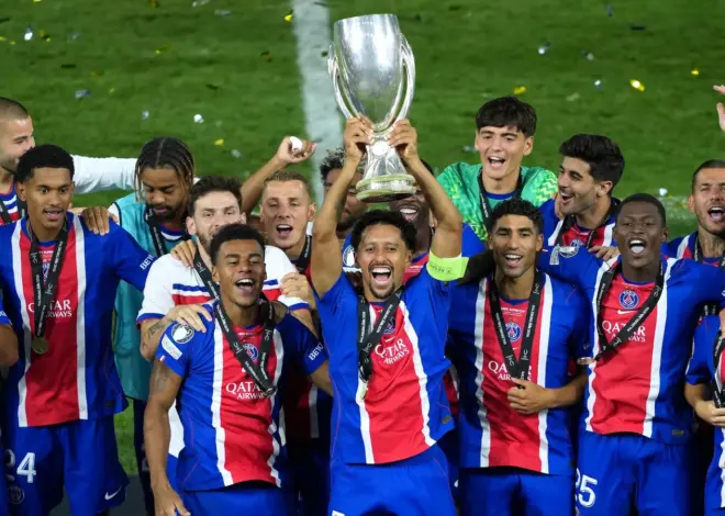 Salzburg sees Paris Saint-Germain secure Super Cup victory over Aston Villa