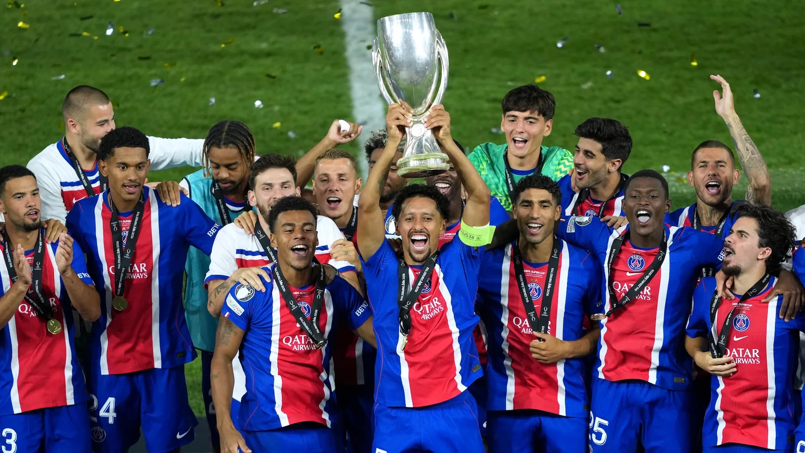 Salzburg sees Paris Saint-Germain secure Super Cup victory over Aston Villa