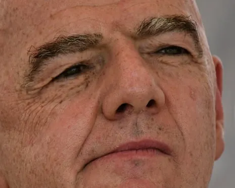 A close up of Gianni Infantino